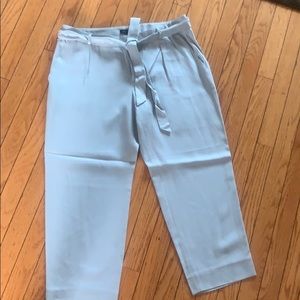 Banana republic tie waist pants
